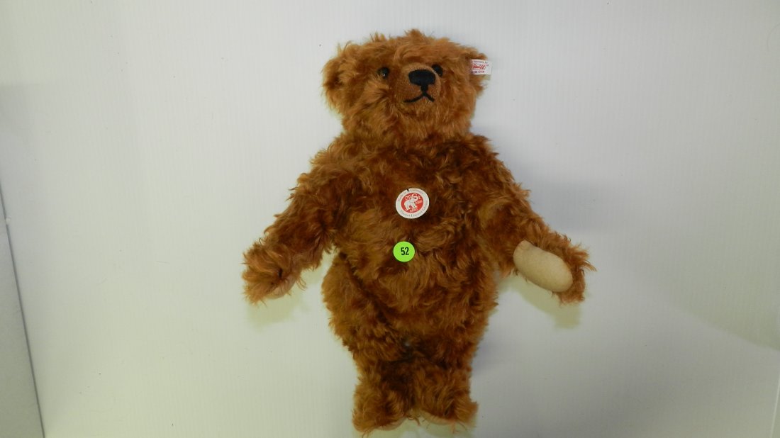 Original German Steiff teddy bear with tag & button in: Original German Steiff teddy bear with tag & button in ear, growler, tag #035883 "Vincent Limited Edition" COND. Like new / Mint 14 1/2