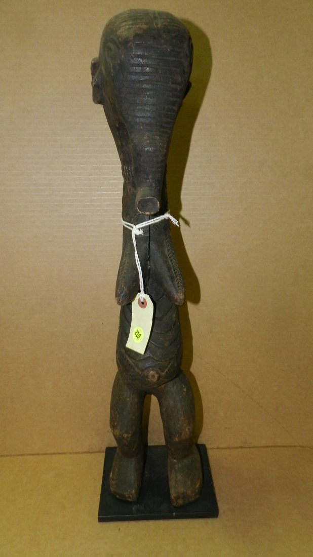 5184) unique (East African?) elephant/female figure 26: 5184) unique (East African?) elephant/female figure 26 x 5 with the stand