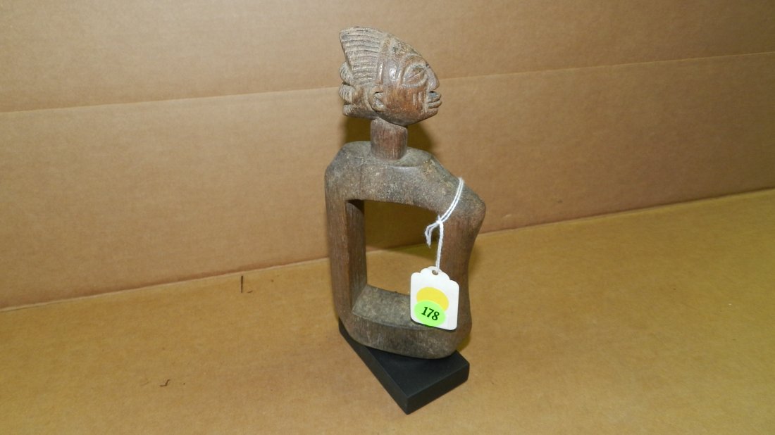 9243) African Luba Kakishi divination instrument used: 9243) African Luba Kakishi divination instrument used in Kashekesheke divination ritual (open frame