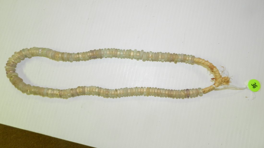 B) African trade bead necklace: B) African trade bead necklace