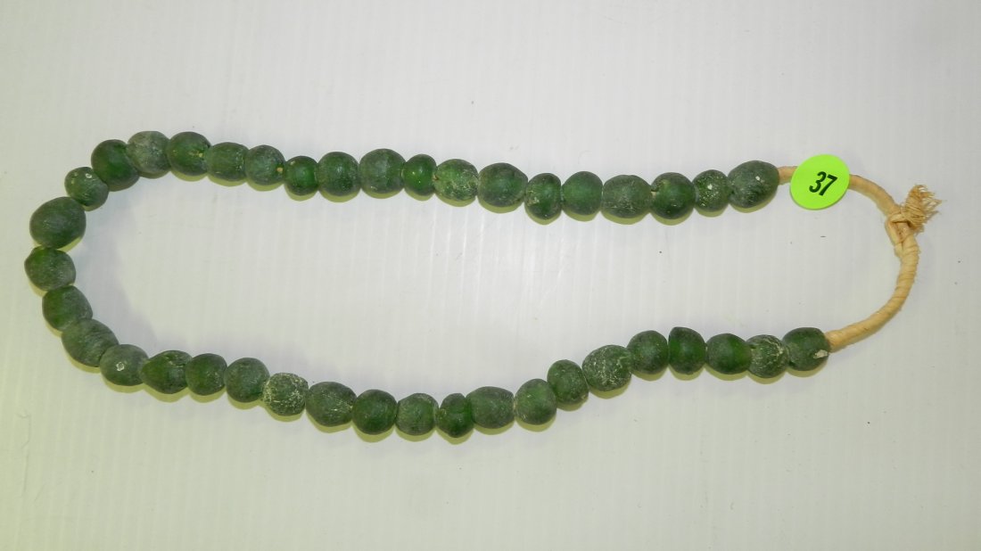 B) African trade bead necklace: B) African trade bead necklace