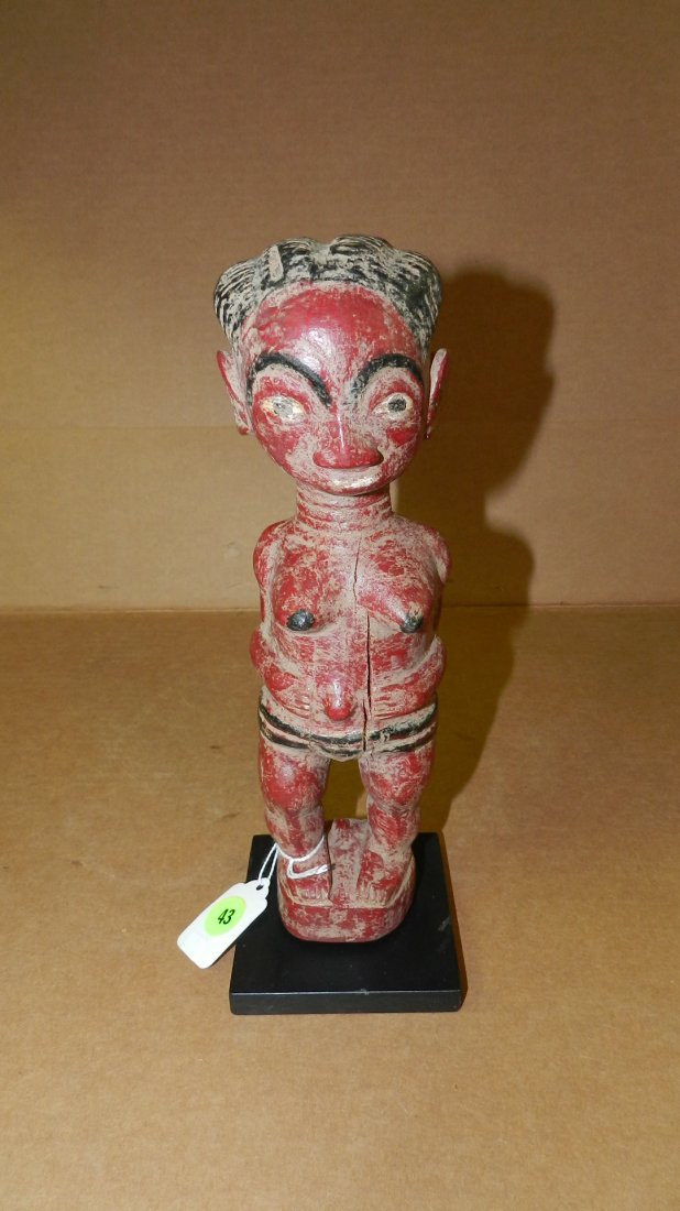 9203) West African carved figure. 11": 9203) West African carved figure. 11"