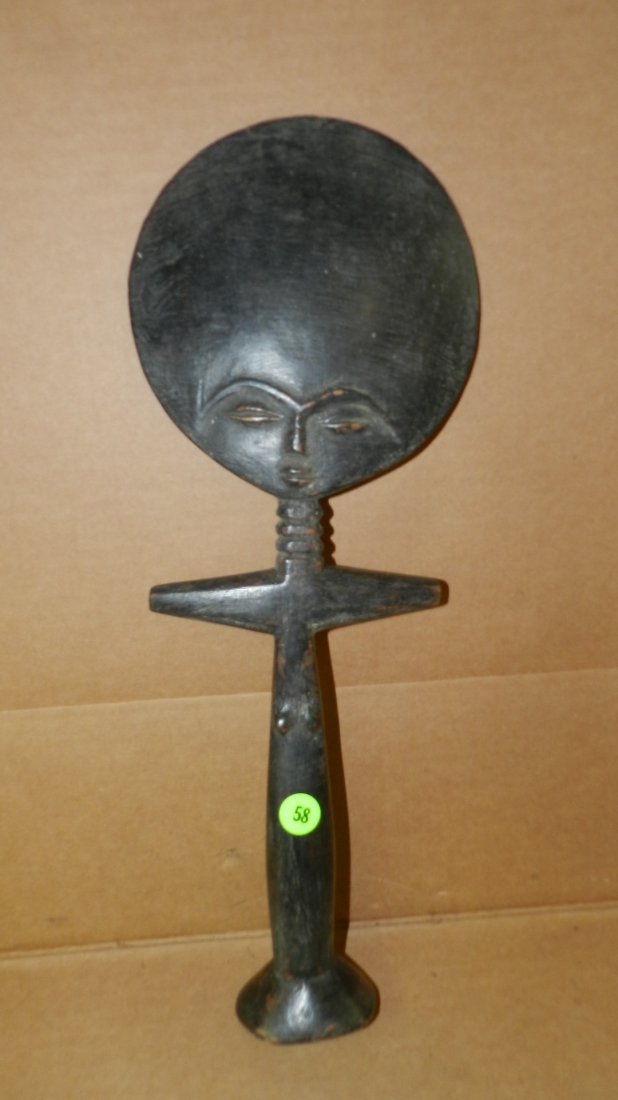 African carved fertility figure. 16 1/2": African carved fertility figure. 16 1/2"