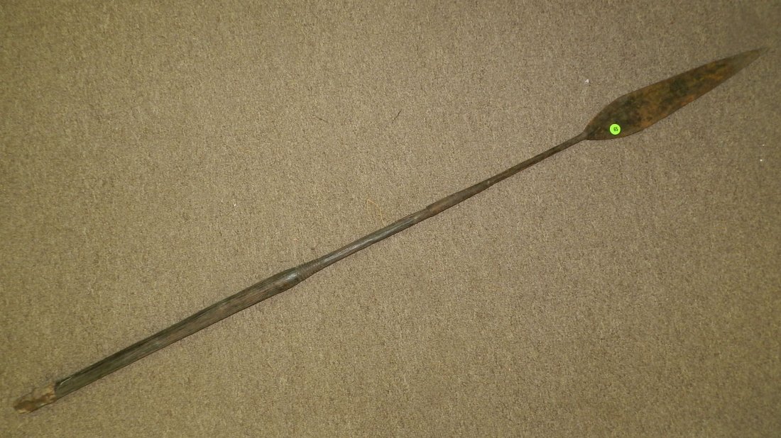 16079) Central African spear, from DR CONGO.: 16079) Central African spear, from DR CONGO.