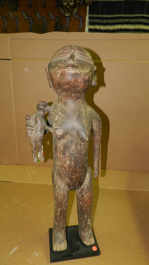 5091) carved East African maternity Standing figure 31: 5091) carved East African maternity Standing figure 31 Gogo, Tanzania