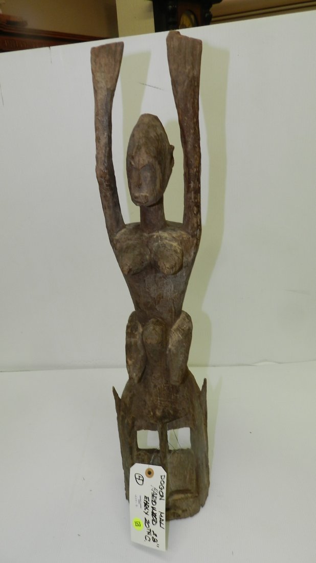 African carved wood figure Dogon Mali: African carved wood figure Dogon Mali