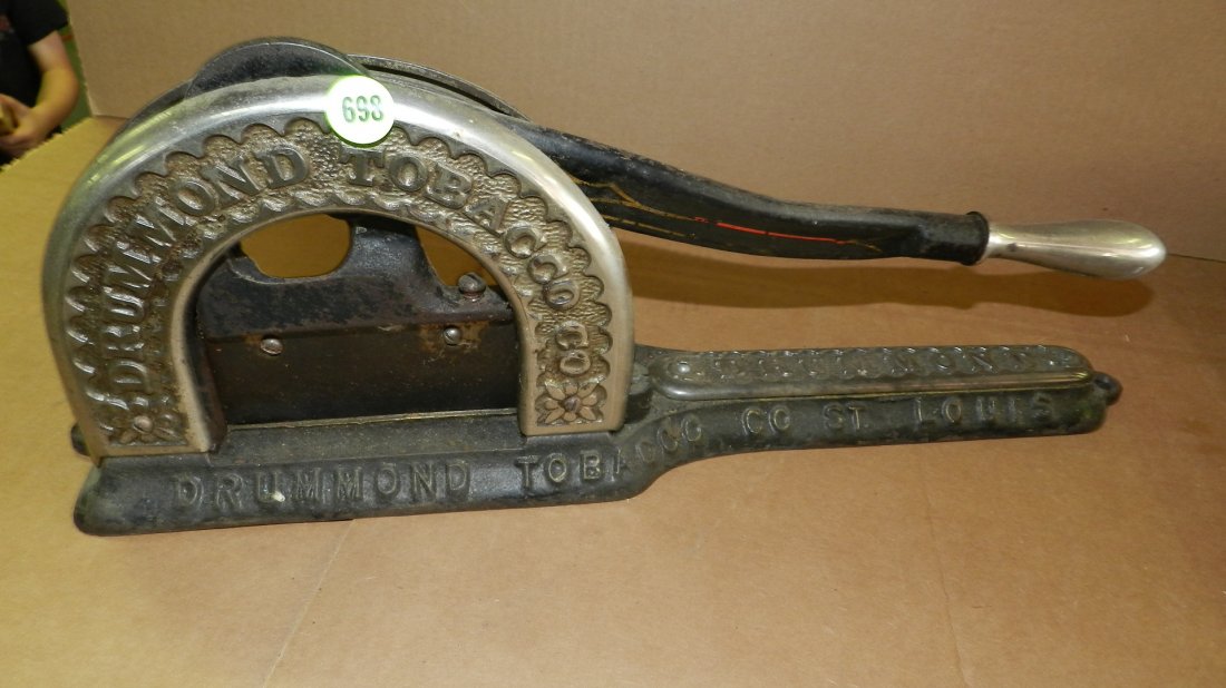 antique Drummond Tobacco Co, cutter: antique Drummond Tobacco Co, cutter