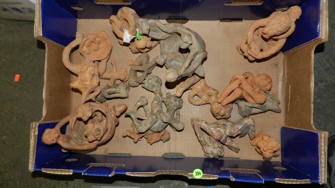 Box of clay from Africa: Box of clay from Africa