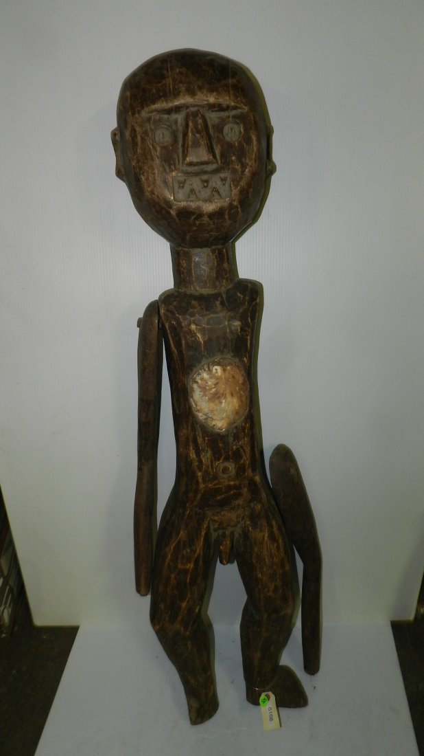 6166) Carved East African male figure (arms added?) SSR: 6166) Carved East African male figure (arms added?) SSR 51 SSR = special shipping req