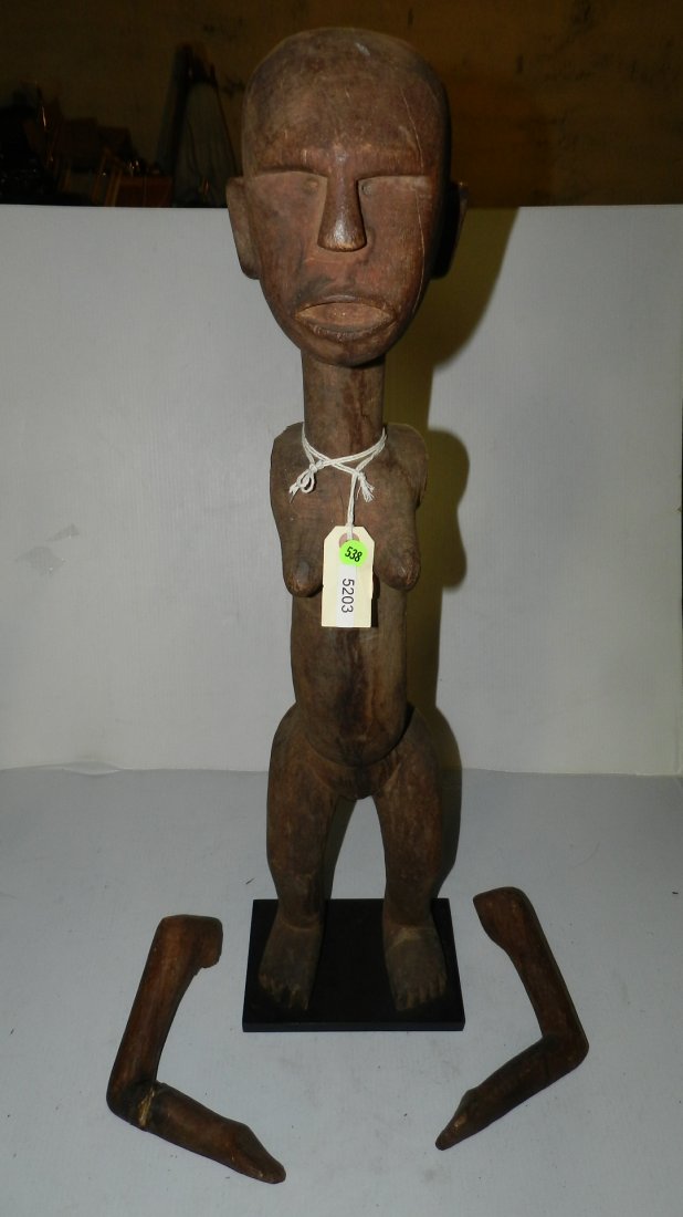 East African - Nyamwezi Standing female figure 33": East African - Nyamwezi Standing female figure 33"
