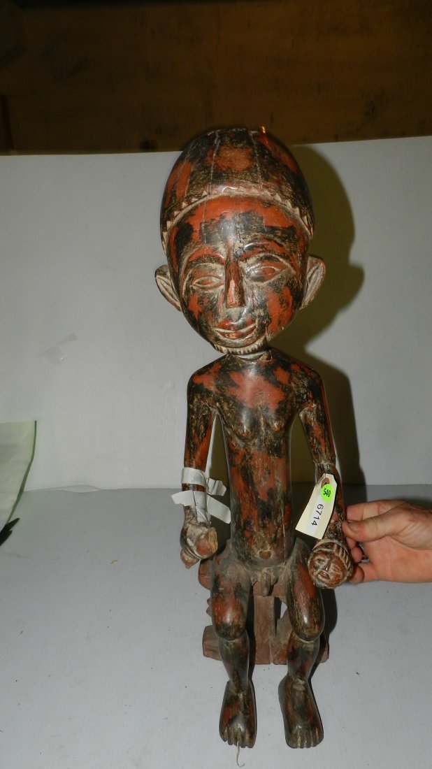 African carved figure: African carved figure