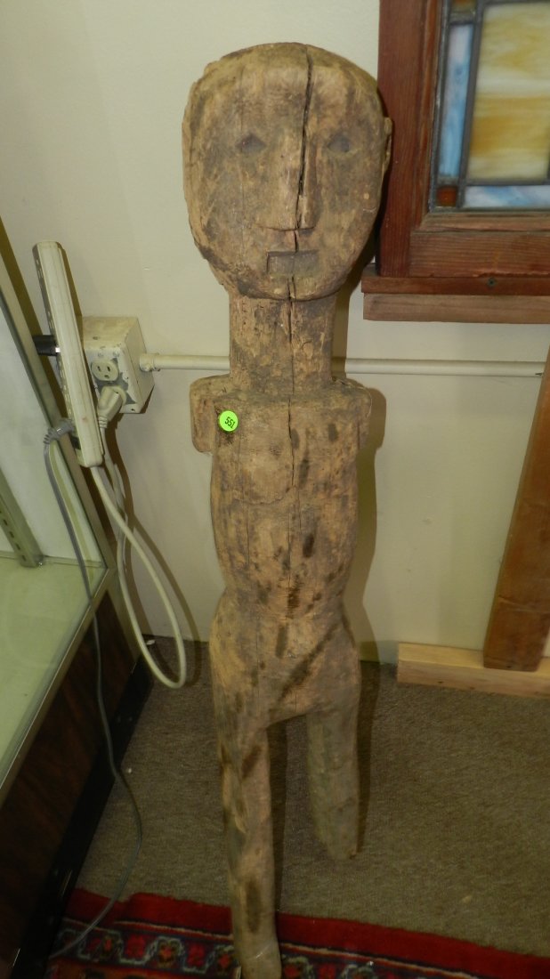 Eroded East African asexual standing figure w/o arms 43: Eroded East African asexual standing figure w/o arms 43" SSR