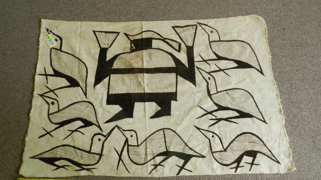 hand painted African fabric: hand painted African fabric