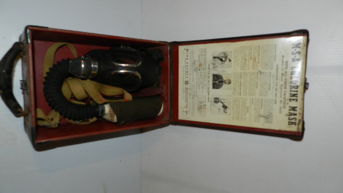 Vintage MSA Mine Safety Appliances Industrial Gas Mask