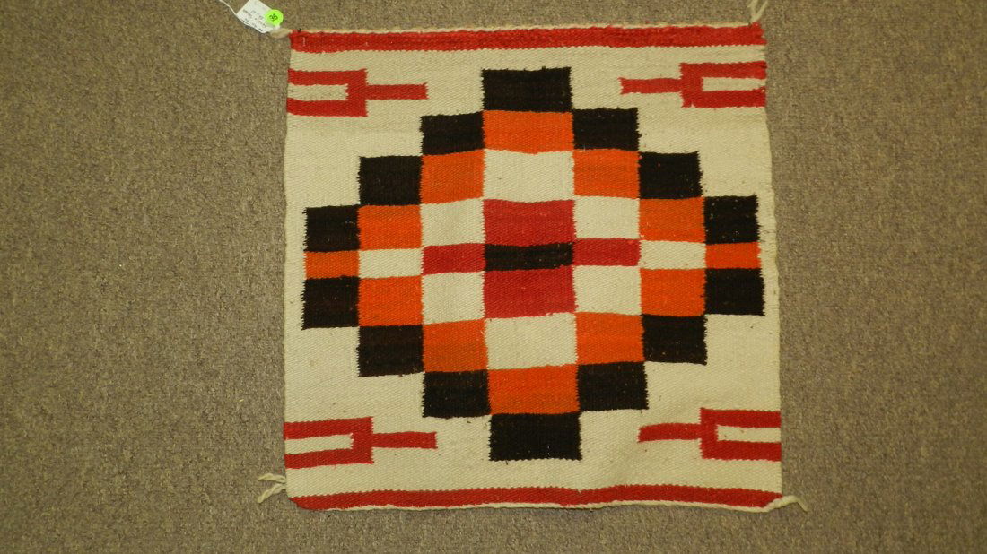 Original hand woven Native American Navajo square: Original hand woven Native American Navajo square