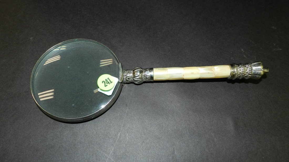 unique bone handled magnifying glass: unique bone handled magnifying glass