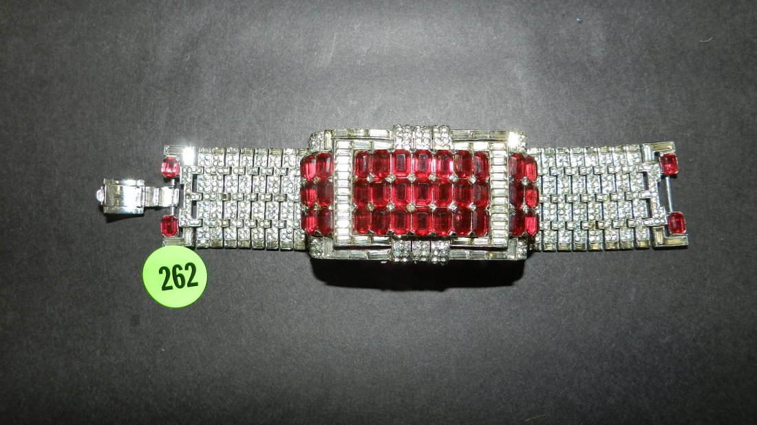 lovely ladies paste rhinestone bracelet, minor small: lovely ladies paste rhinestone bracelet, minor small stone missing