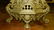 amazing Italian 3 Piece Clock & Candelabra Brass - 9