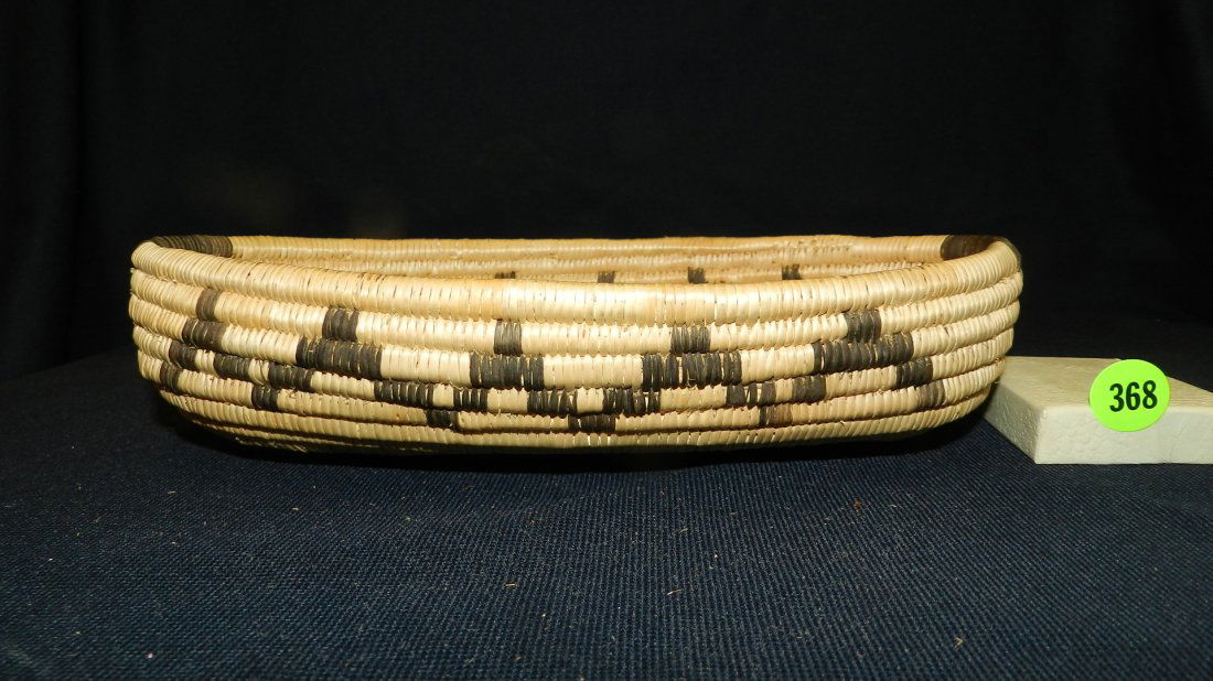 award winning Native American hand woven basket, by: award winning Native American hand woven basket, by Karen Martinez, with ribbon