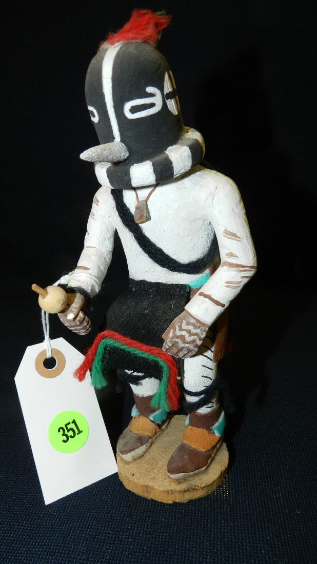 Original, Native American, hand carved and painted: Original, Native American, hand carved and painted Kachina doll / dancer / figure (unsigned), COND G-VG