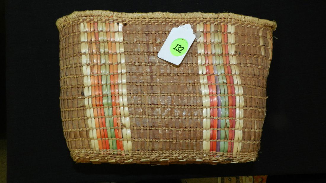 Wonderful, vintage, hand woven Native American,: Wonderful, vintage, hand woven Native American, Quinault wallet, with nice colors