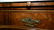 Outstanding, antique, marble top, French sideboard with - 7