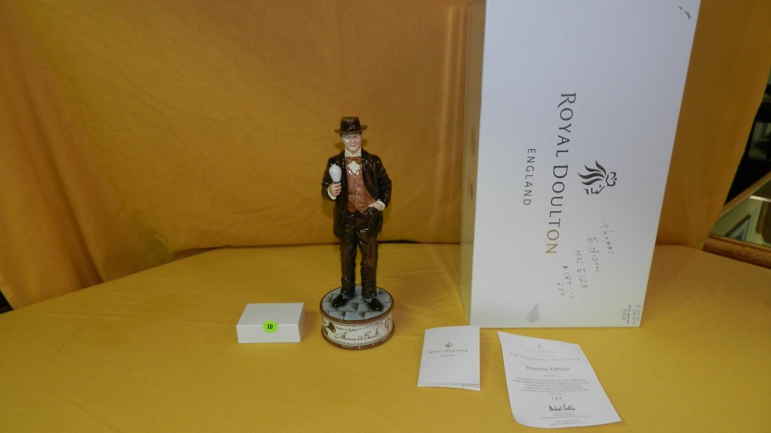 Rare! Royal Doulton figurine, Thomas Edison HN5128, (1 of 8)