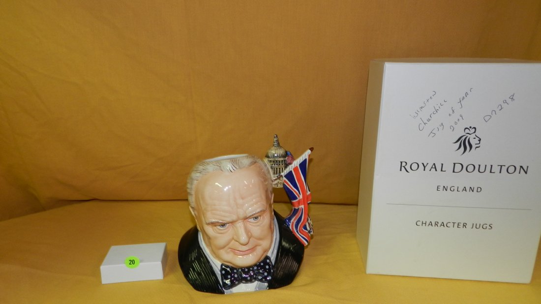 Royal Doulton character jug, "Winston Churchill D7298, (1 of 7)