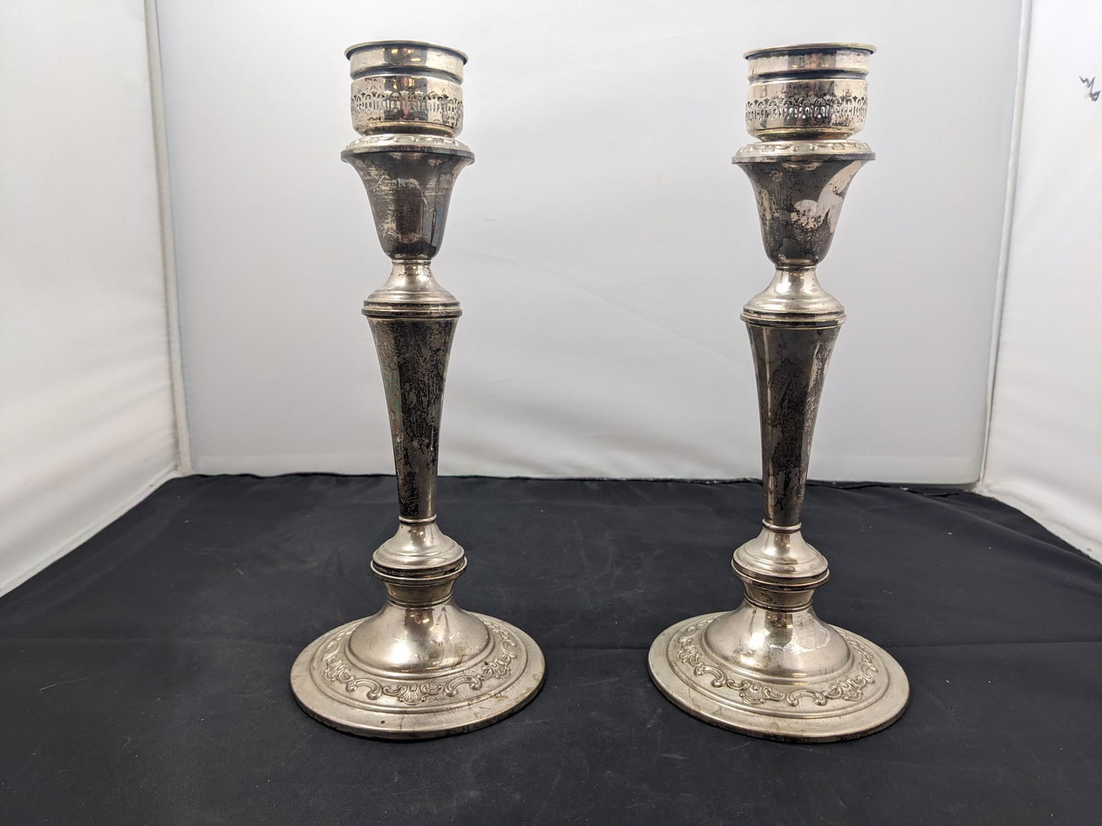 Gorham Sterling Candle Holders (1 of 8)