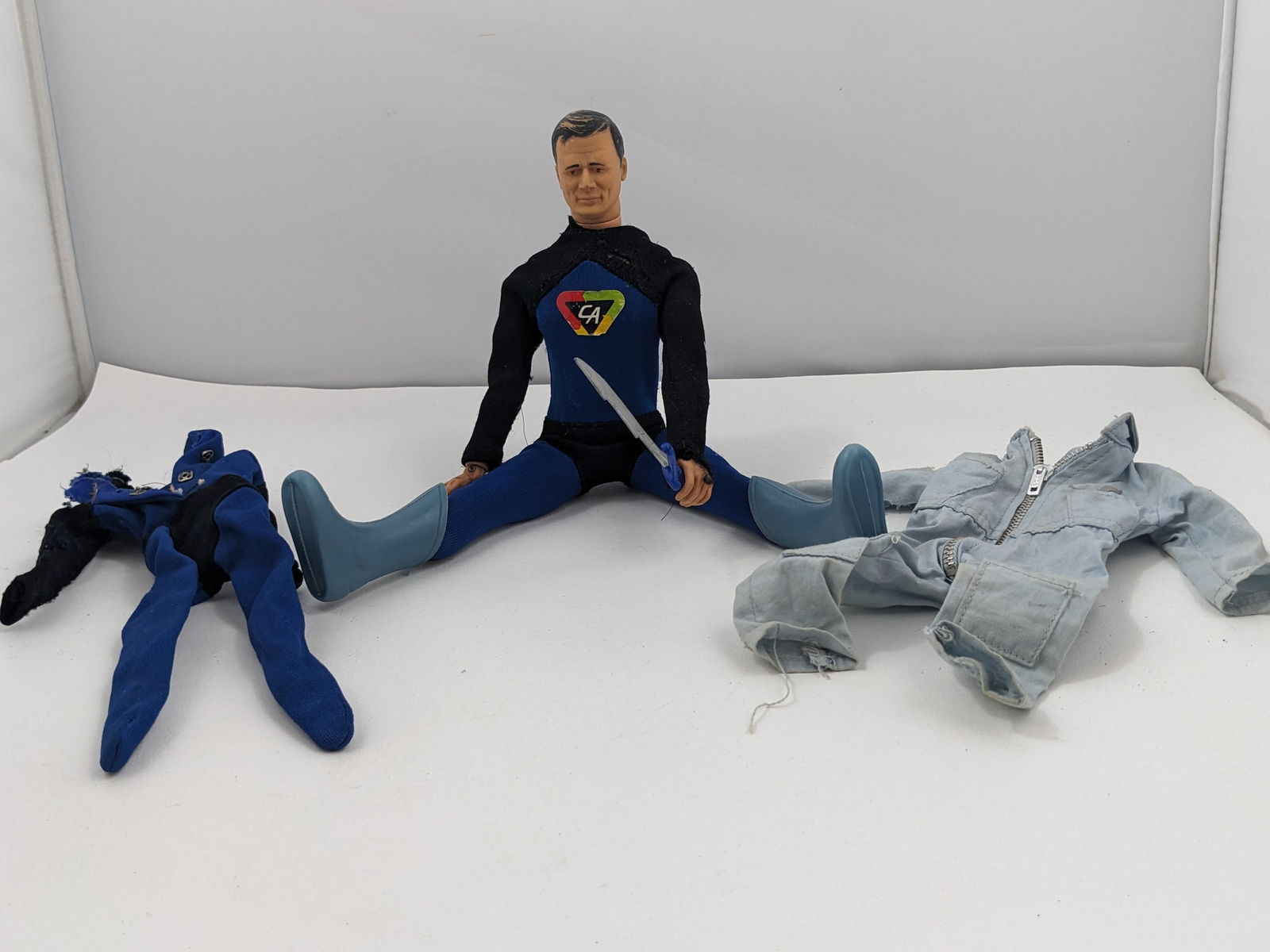 Captain Action Figure with 2 extra outfits and sword (1 of 13)