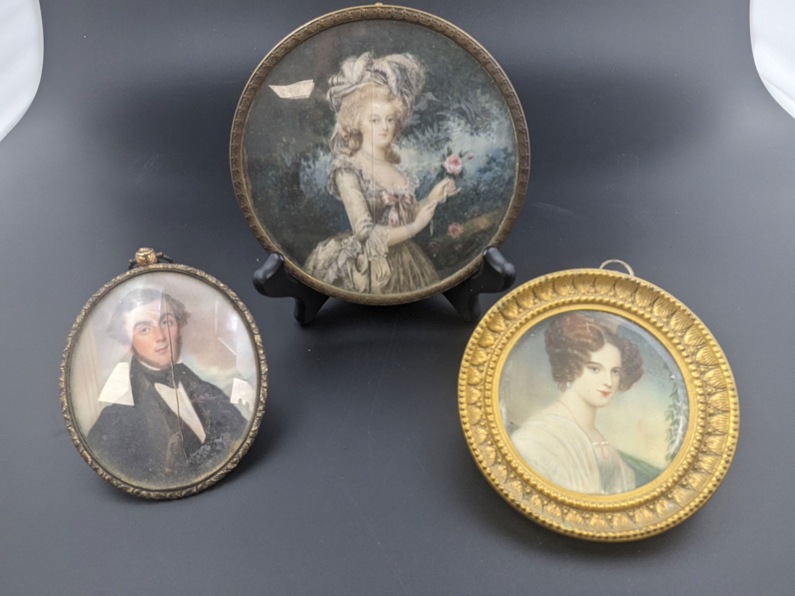 3 Minature Paintiings (1 of 8)