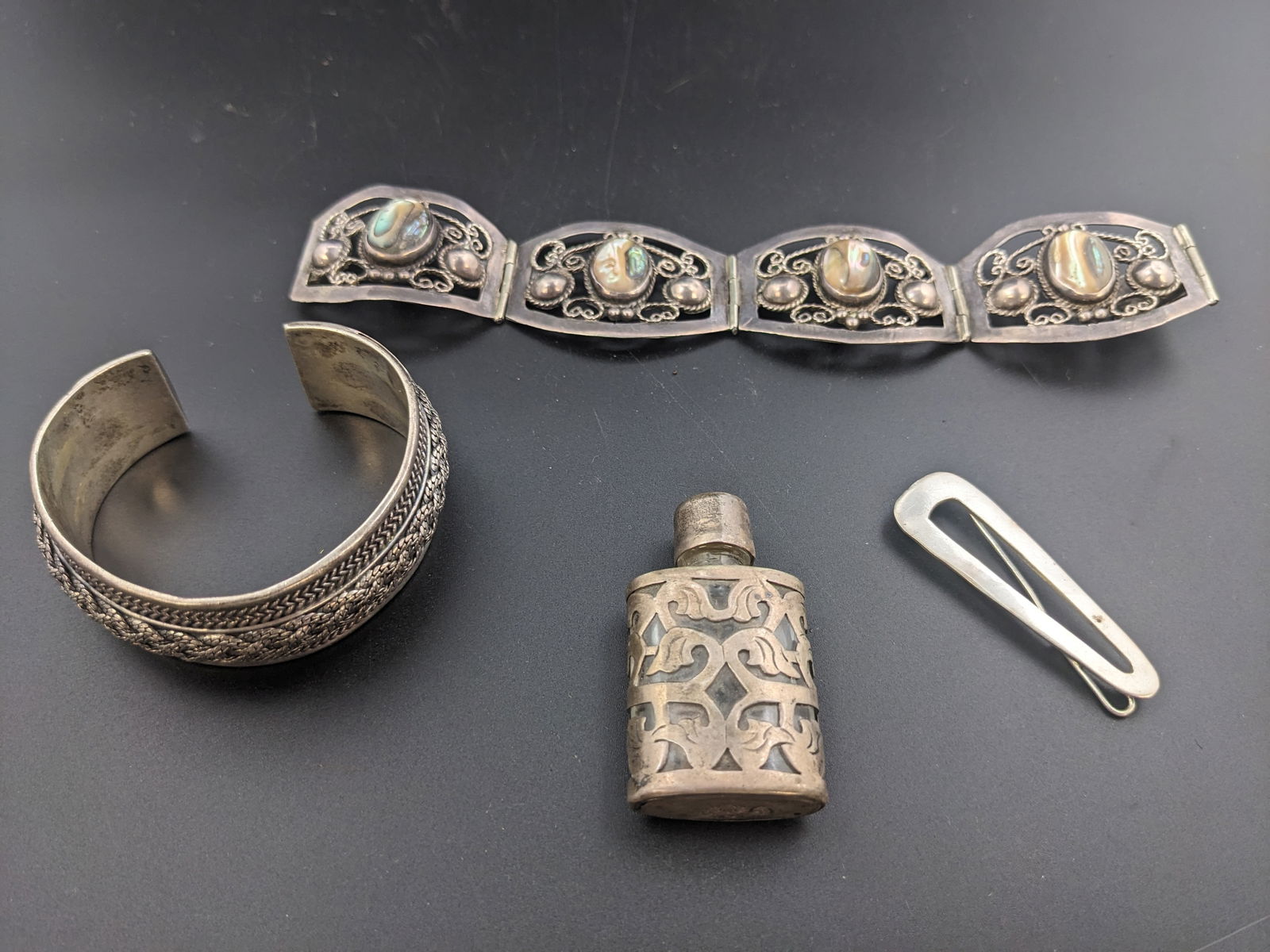 Mexican Silver Jewelry Lot (1 of 13)