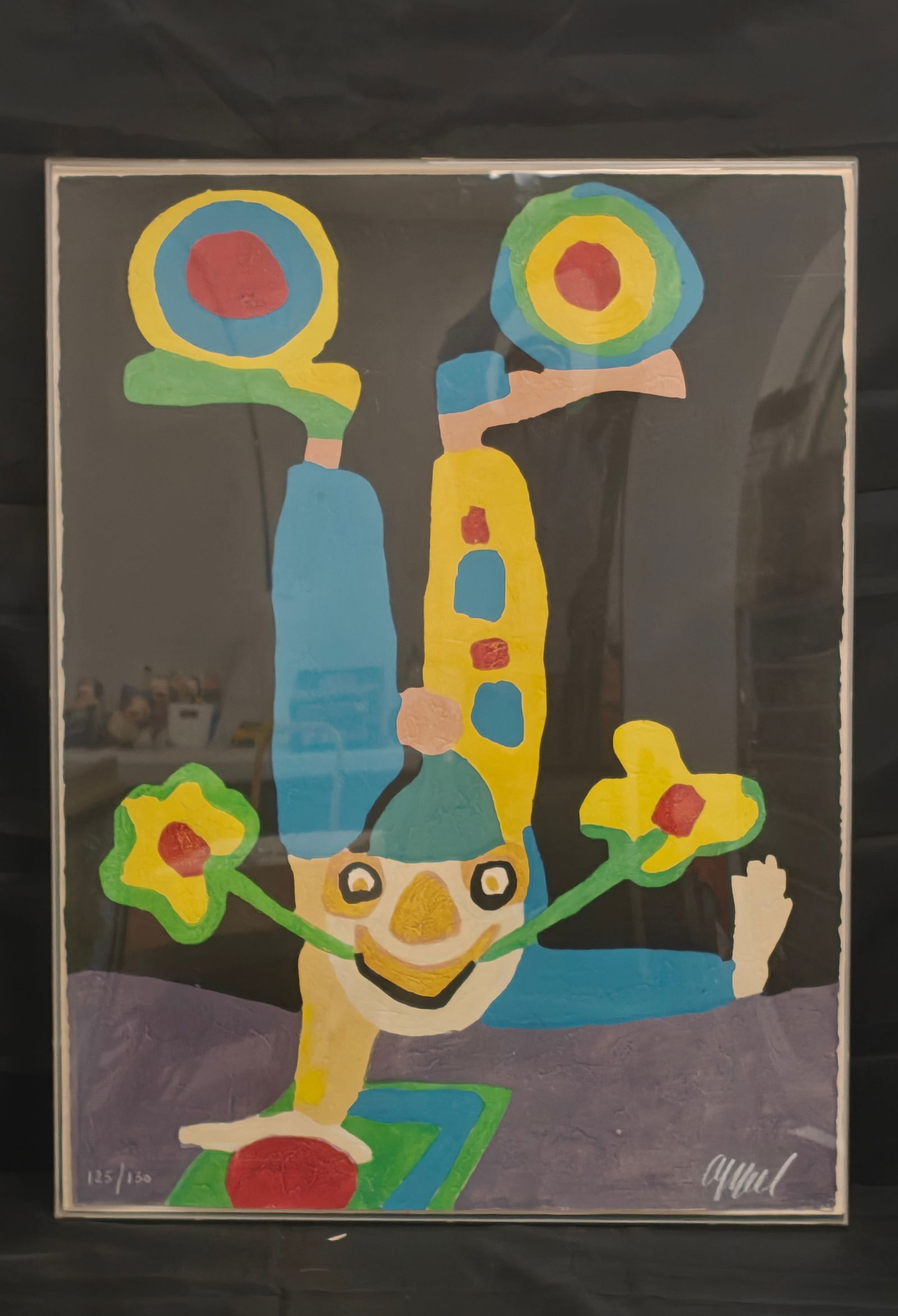Karel Appel Lithograph "Circus Series," Signed & Numbered (1 of 5)