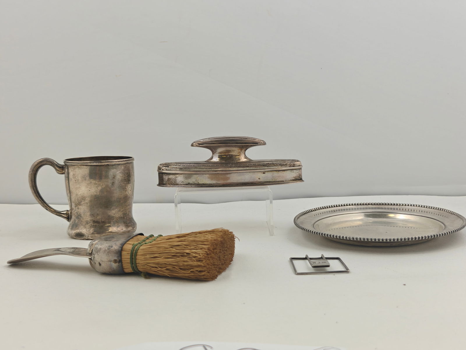 Miscellaneous Sterling Silver Lot ? 422g total weight (not including broom bristles) (1 of 13)