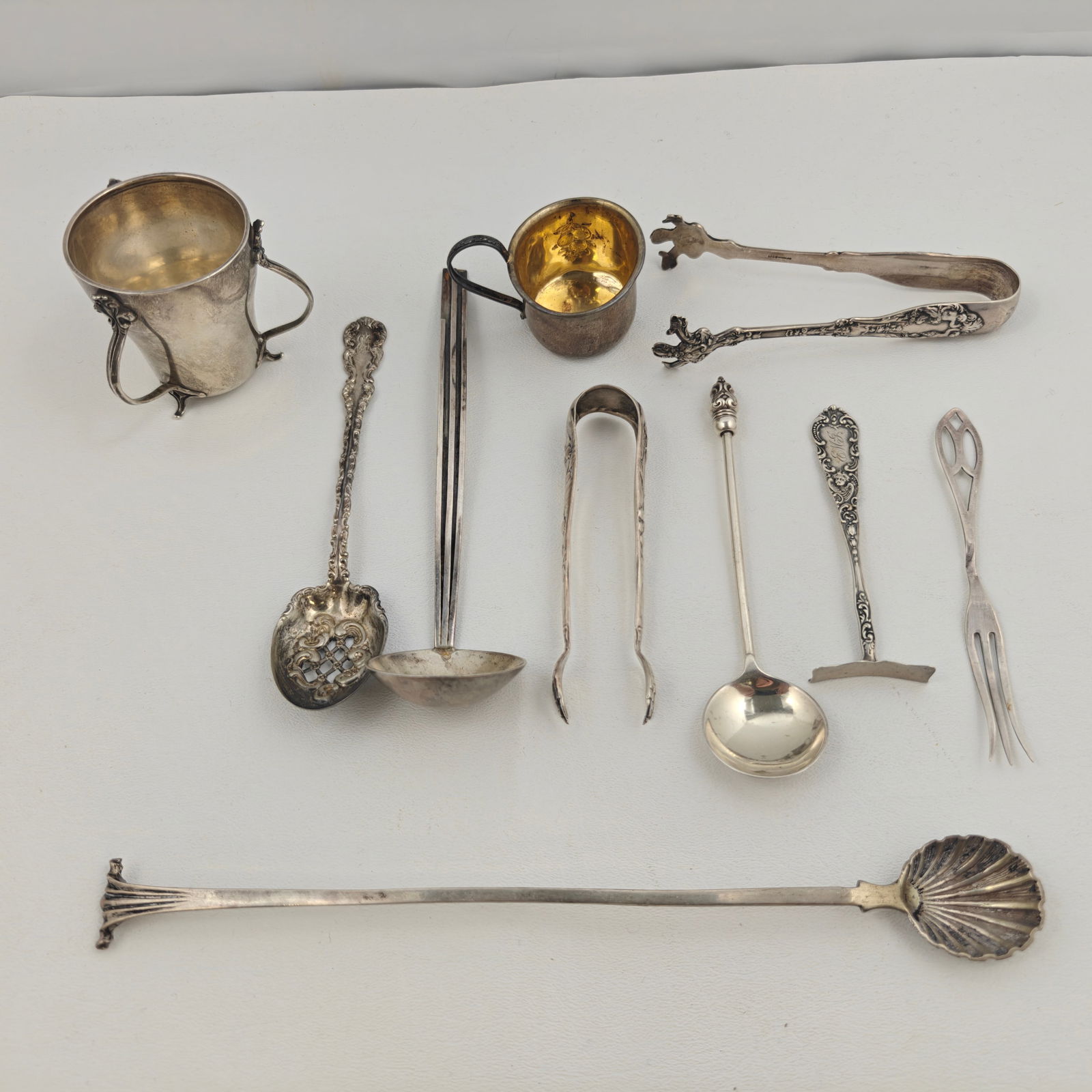 Sterling Silver Flatware Lot, 12 Pieces, 350g (1 of 16)