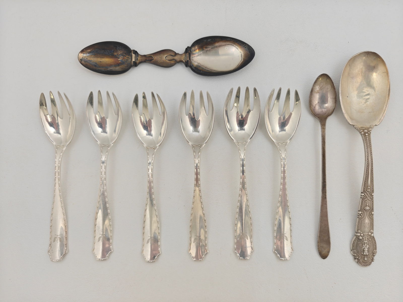 Tiffany & Co. Sterling Silver Flatware & Specialty Pieces, 11 pc, 296g (1 of 11)