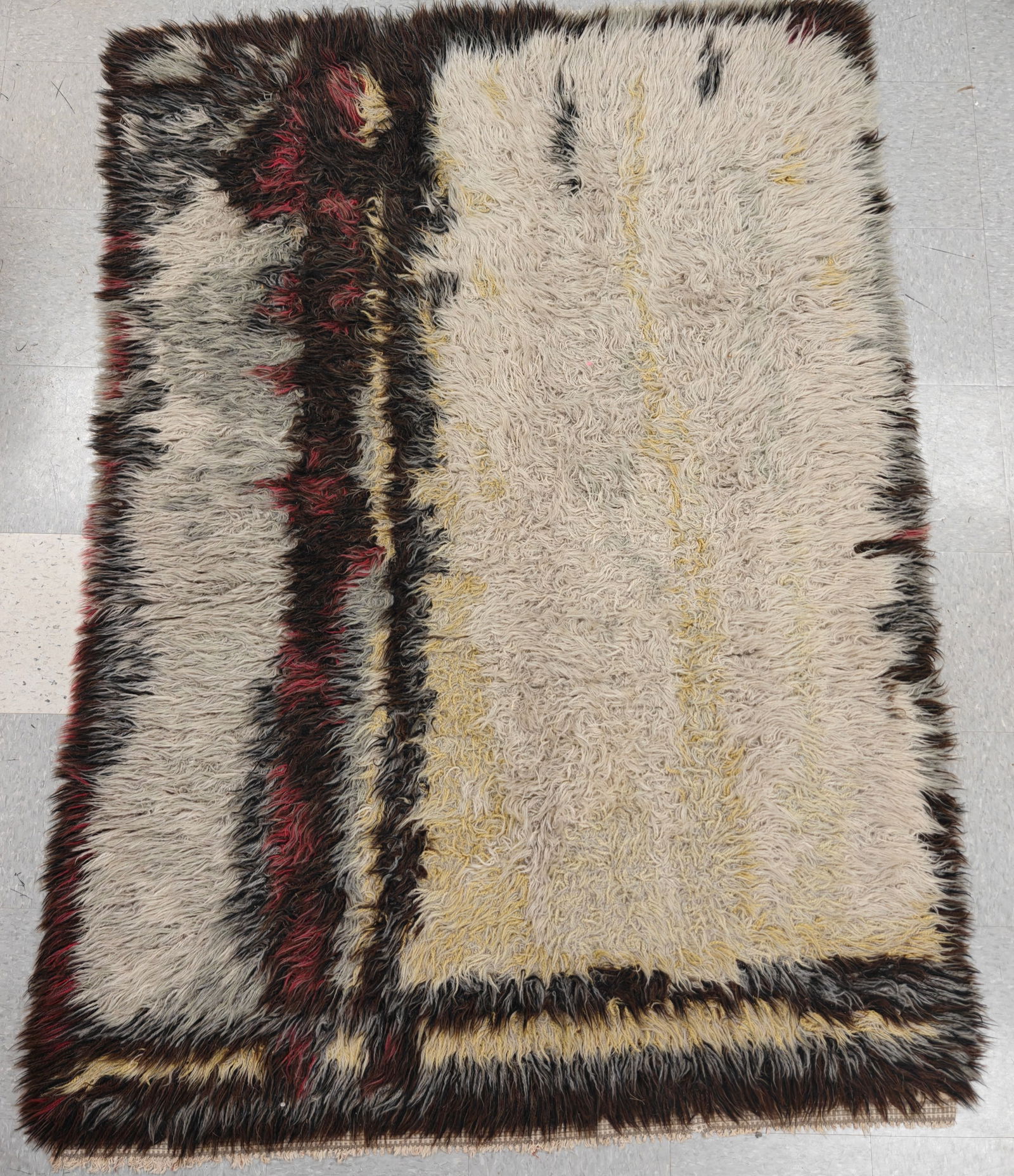 Vintage Scandinavian Rya Rug (1 of 4)