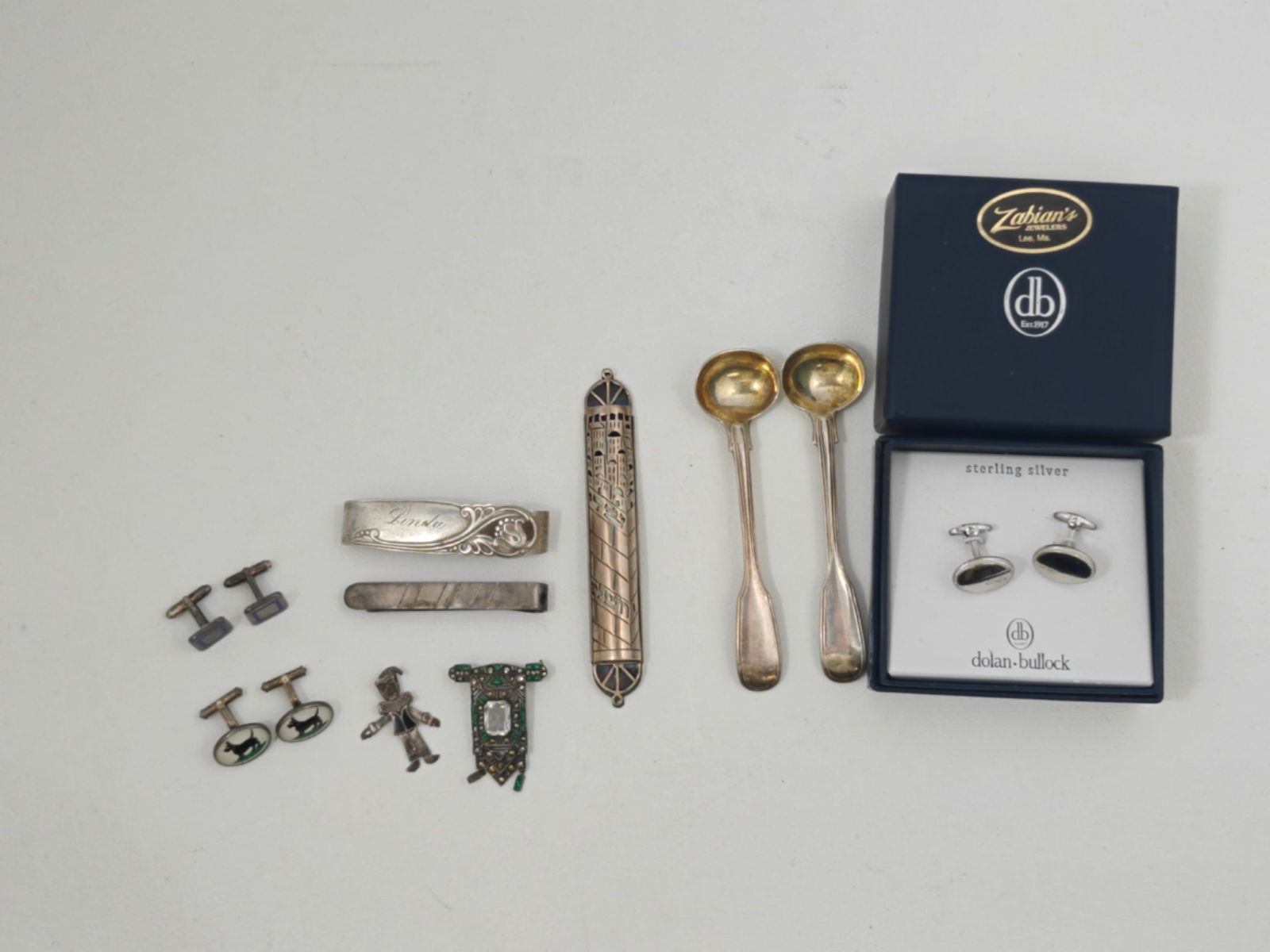 Mixed Sterling Silver Jewelry & Accessories Lot, 171.3g (1 of 5)