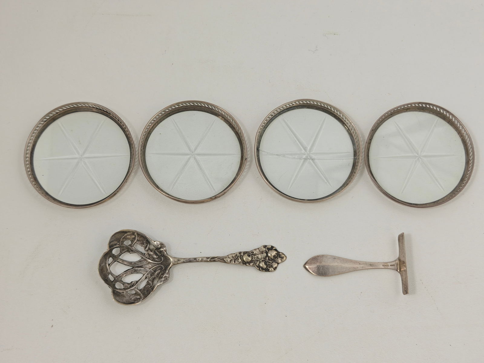 Sterling Silver Coaster and Accessory Lot (1 of 6)
