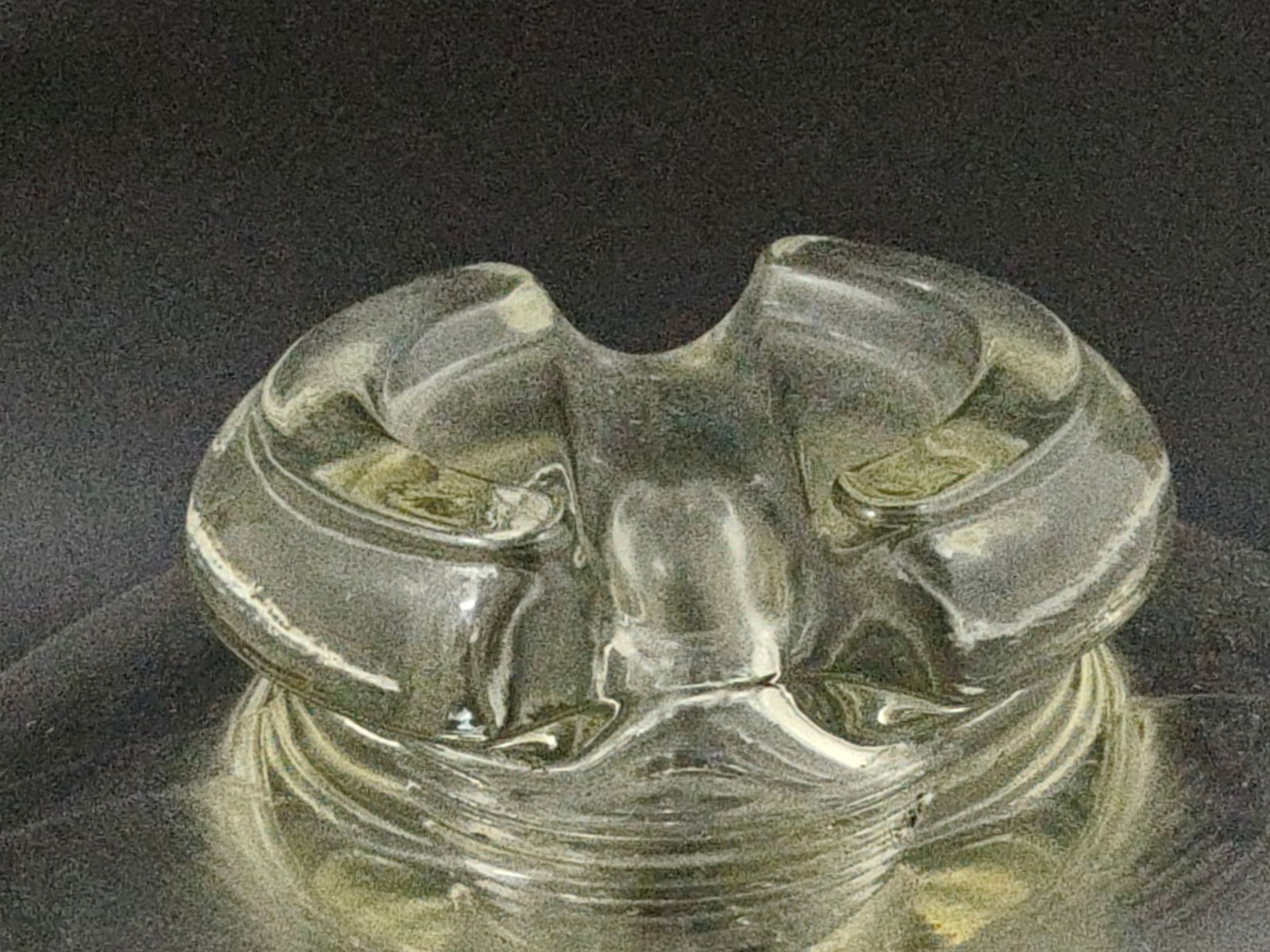 Pyrex Clear Glass Insulator, Large Size - 2