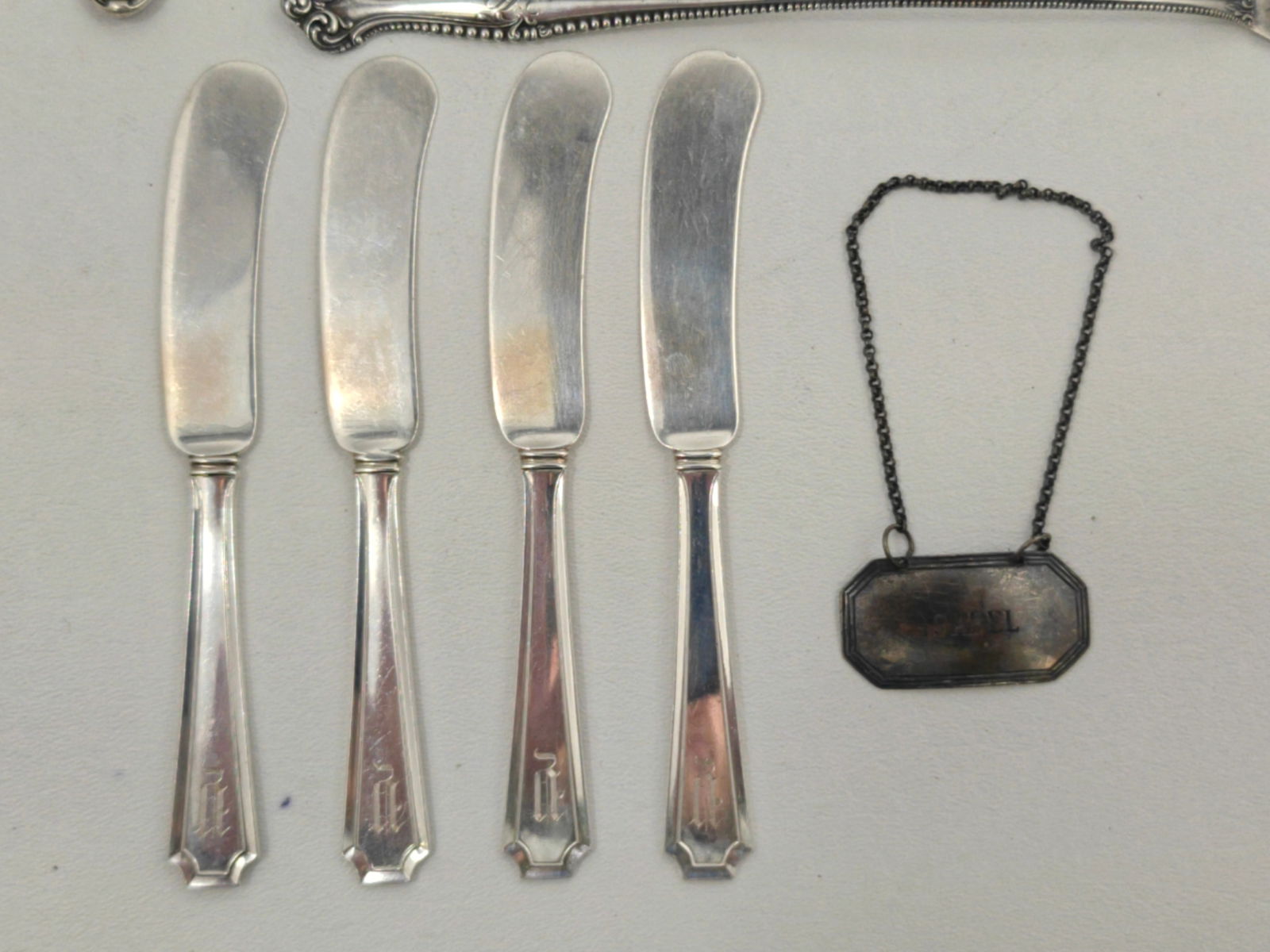 Assorted Sterling Serving and Tableware Group - 3