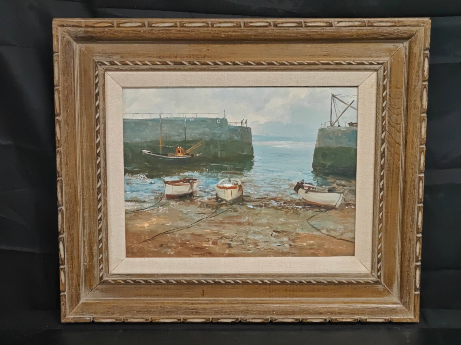 John C. Pellew Mousehole Cornwall Oil on Board (1 of 6)