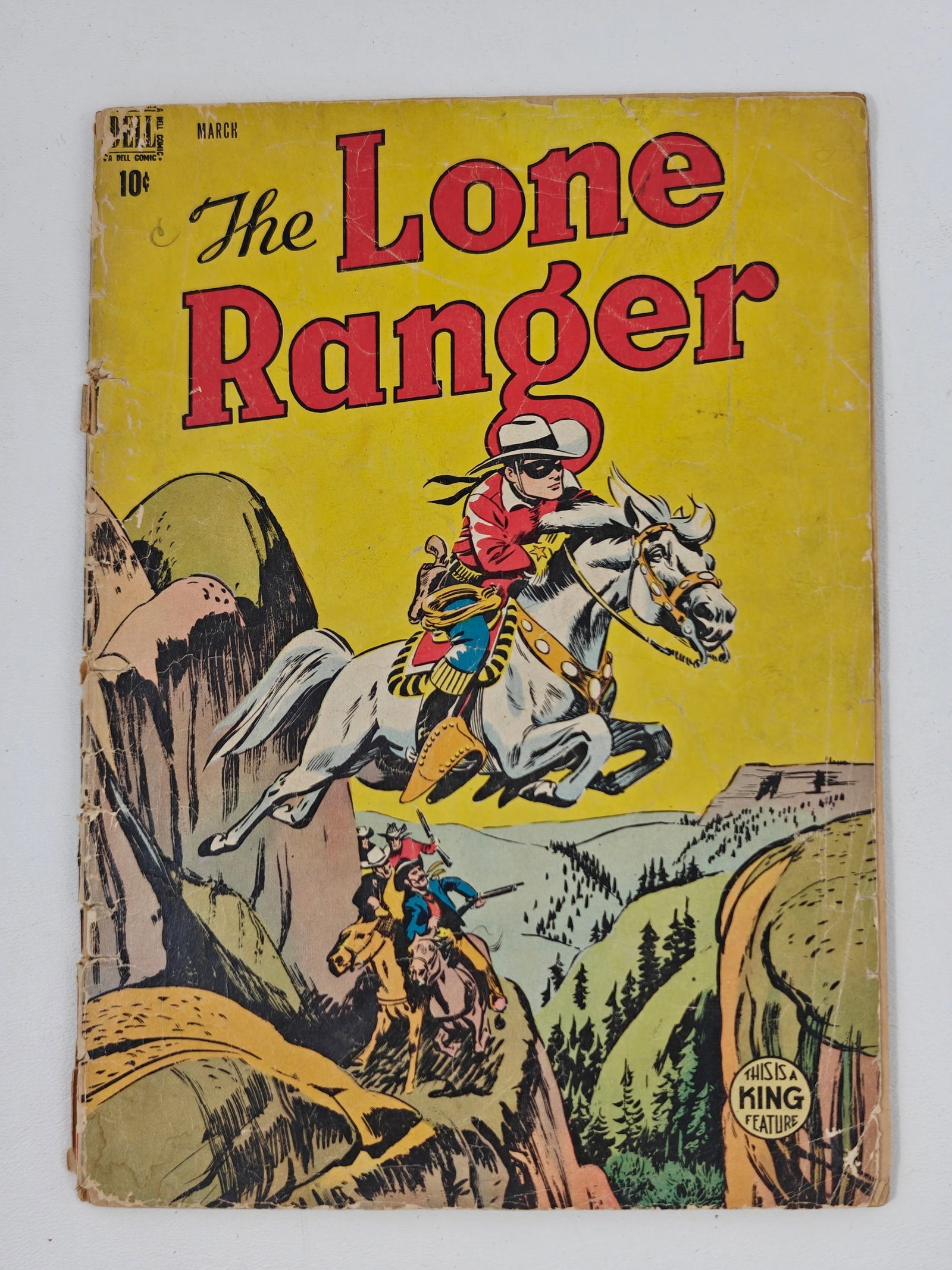 The Lone Ranger No. 9 Dell Golden Age Comic Book, March 1949 (1 of 7)