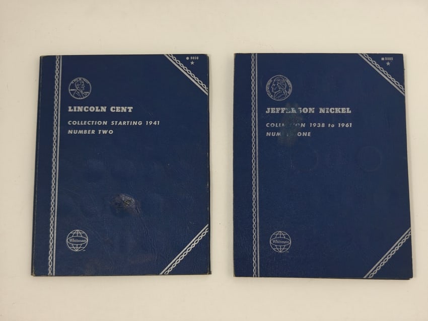 Lincoln Cent & Jefferson Nickel Whitman Collection Albums (1 of 9)