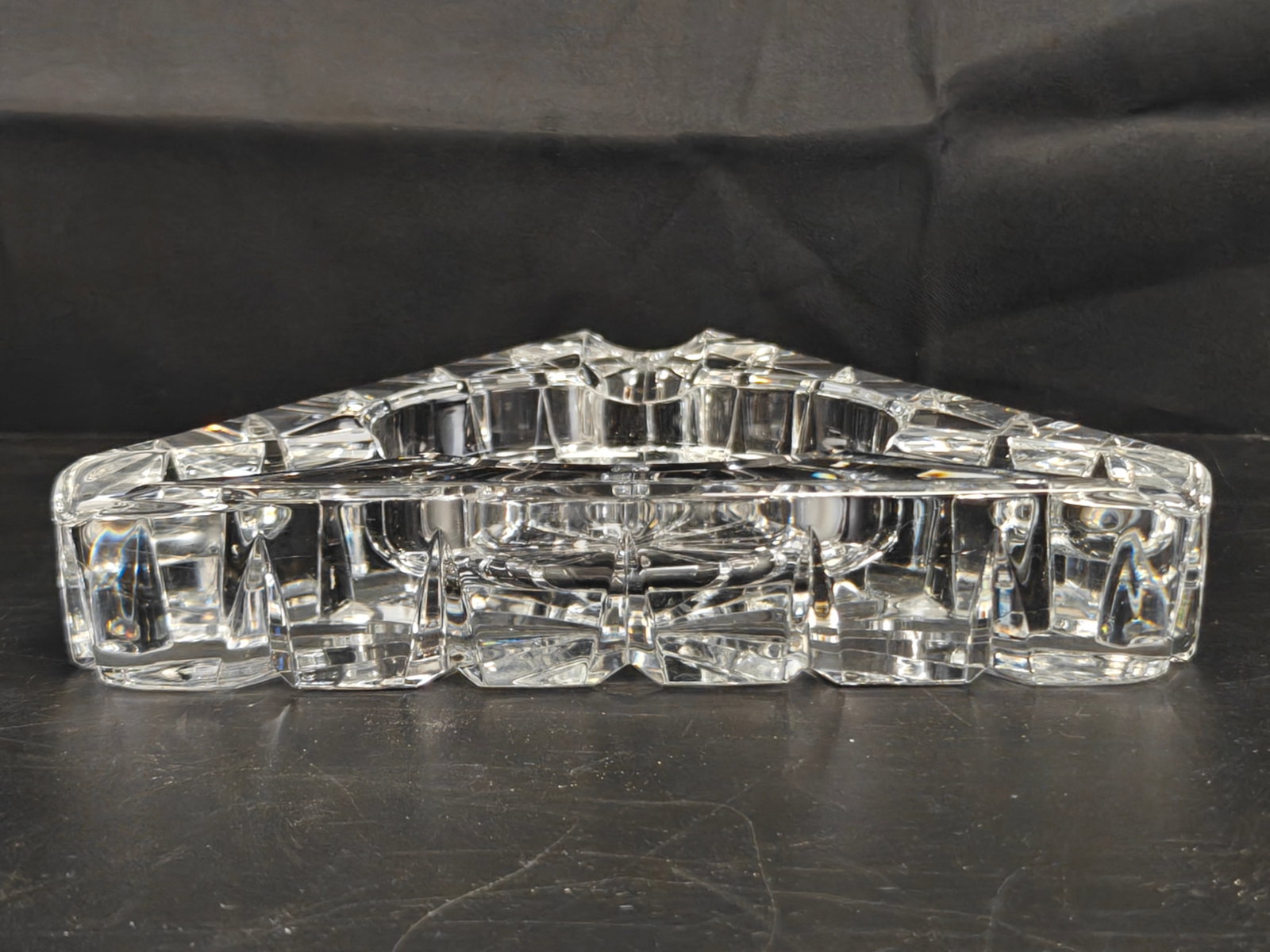 Waterford Crystal Triangular Ashtray - 2