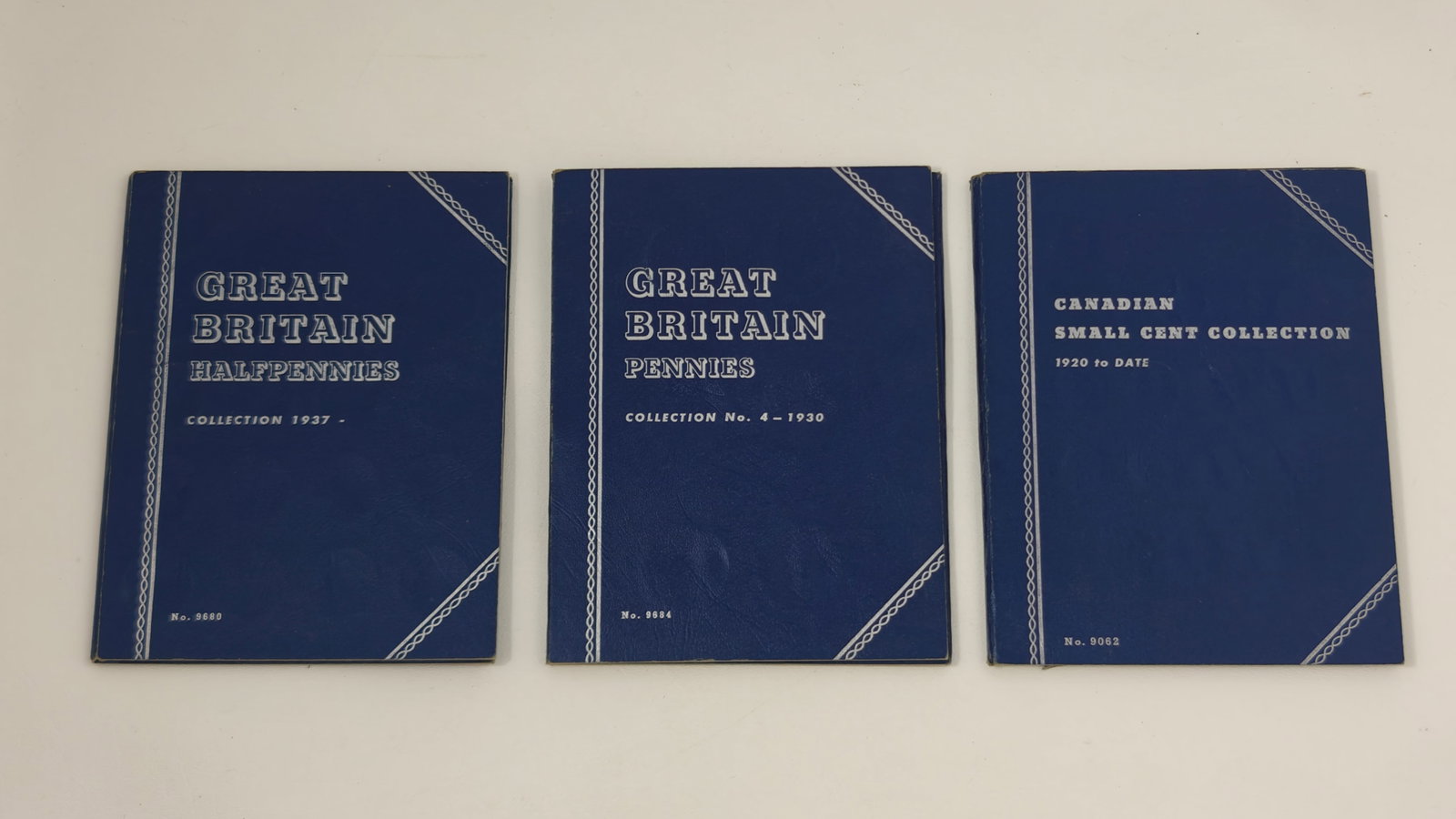 Three Whitman Coin Folders with Great Britain & Canadian Cents Collections (1 of 14)