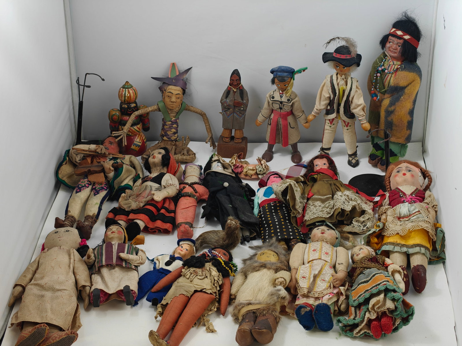 Collection of Antique Ethnographic & International Cloth Dolls (1 of 7)