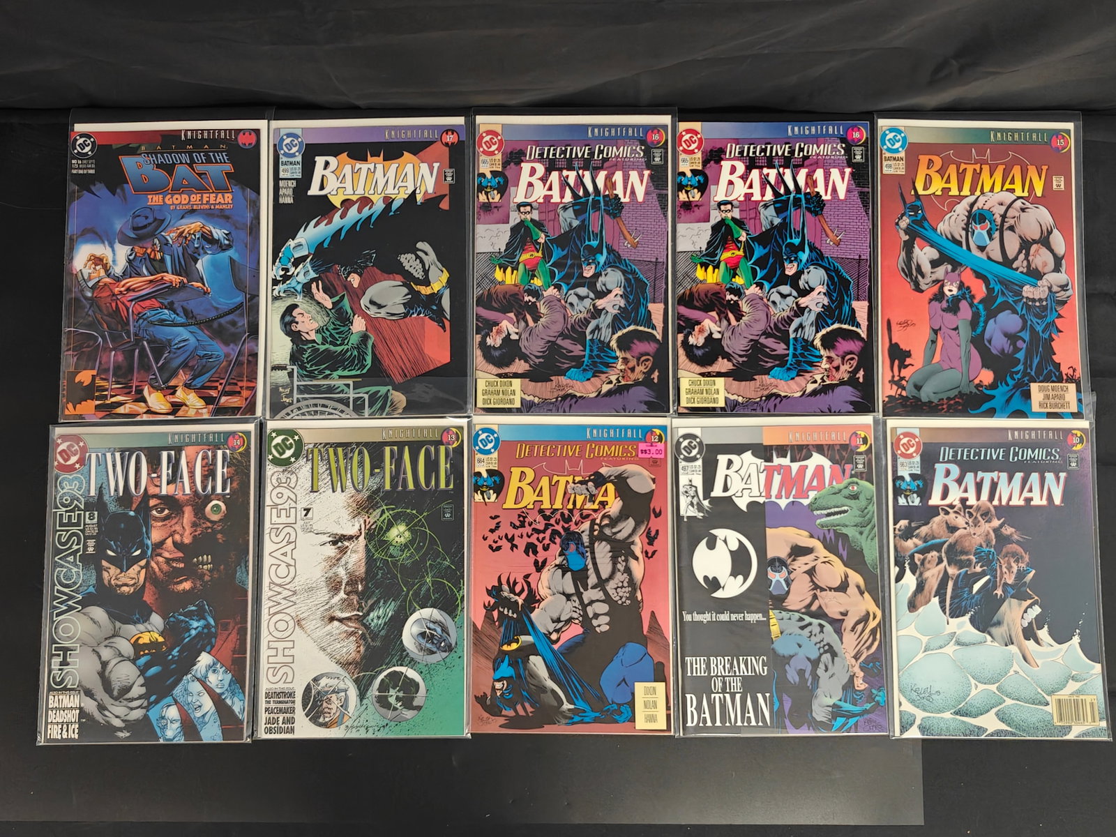 Batman Knightfall & Showcase Comic Book Collection (10 Issues) (1 of 8)