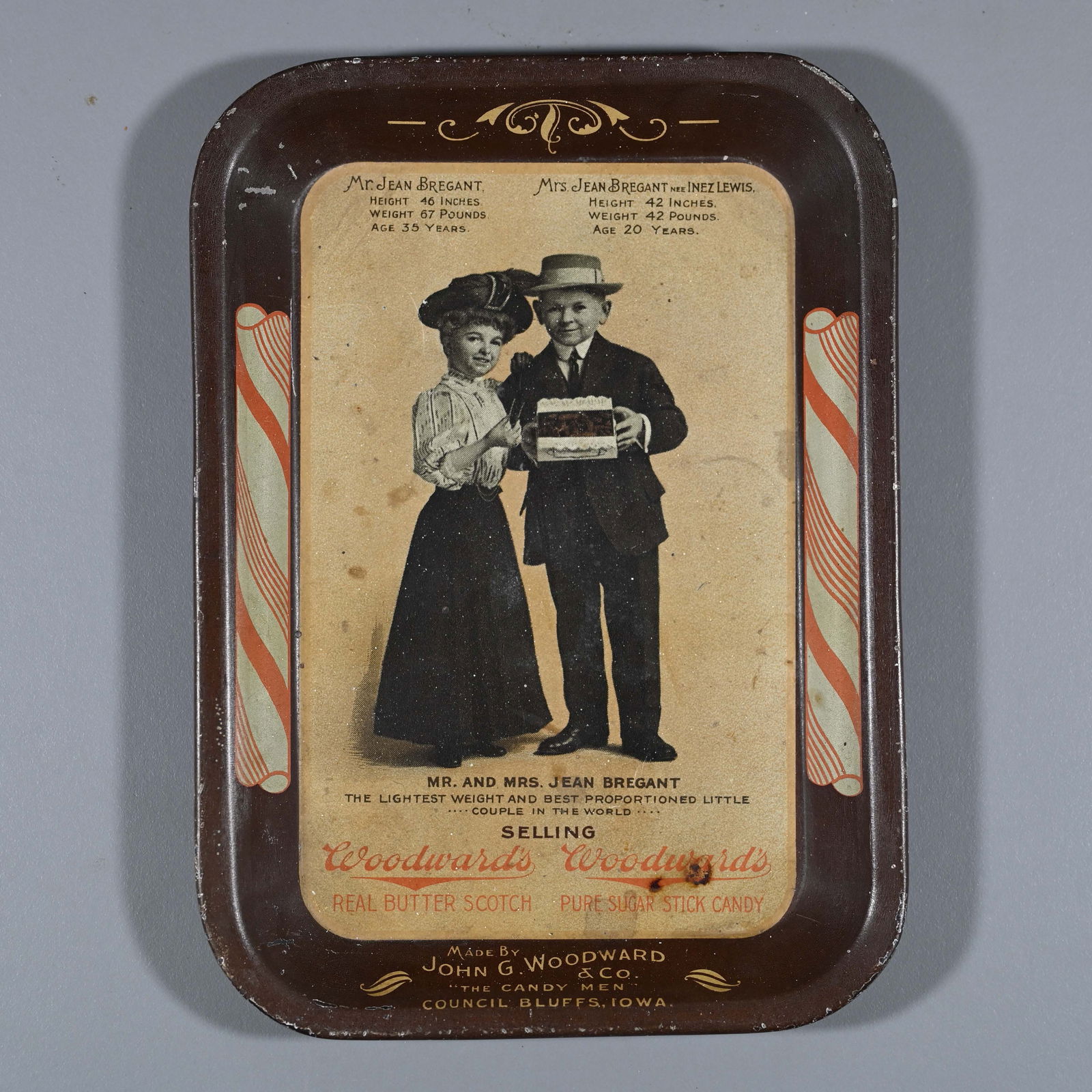 Woodward The Candy Men Tip Tray Council Bluffs Iowa (1 of 3)