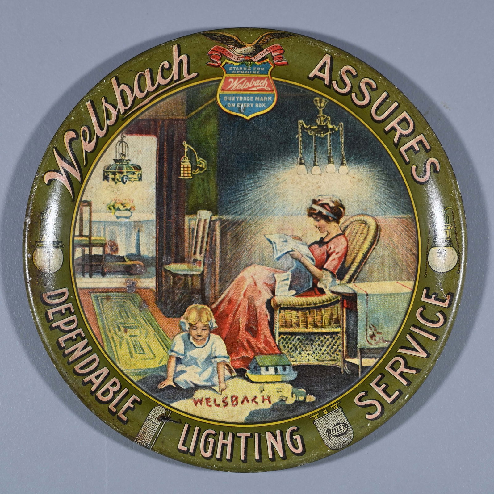 Welsbach Assures Dependable Lighting Service Tip Tray (1 of 5)